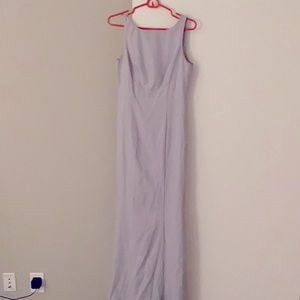 Amsale Bridesmaid Gray Dress, Size 10